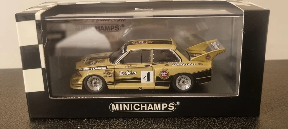 MINICHAMPS BMW 320I GRP 5 J OBERMOSER DRM 1977 400 772305 1/43 - Image 2 of 4