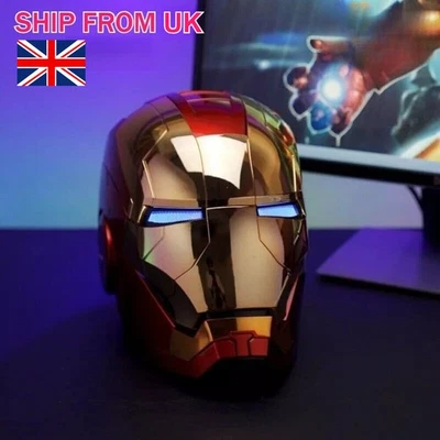 Iron Man 1:1 MK5 Jarvis Deformable Voice Control Wearable Helmet Christmas Mask