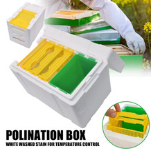 Bee Pollination Box Beekeeping Transport Hive Box Temperature Controlled White