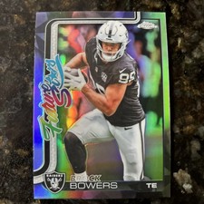 2025 Topps Chrome Brock Bowers Future Stars Refractor #FS-21 Raiders