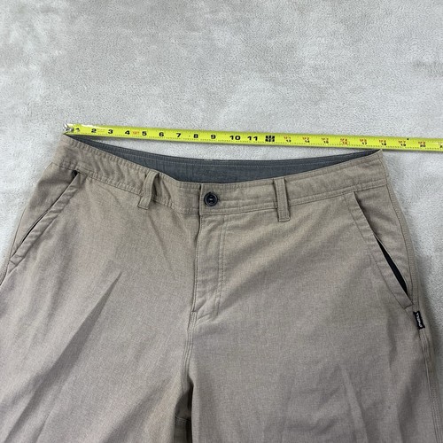 ONeill Shorts Mens 36 Khaki Hybrid Walk Short Lightweight Chino Casual Stretch - Picture 3 of 8