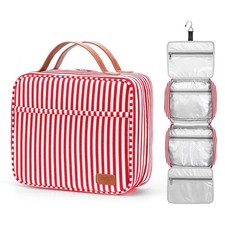 Hanging Travel Toiletry Bag Large Capacity 4 Compartments Cosmetic Organizer