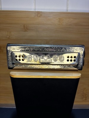 M. Hohner The Echo Harp Tremolo Mundharmonika mit Box   Made in Germany