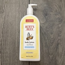 Burts Bees Body Lotion Milk  Honey 12oz Normal To Dry Skin New