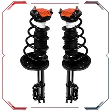 Loaded For 00-05 Hyundai Accent Rear 2Pcs Complete Struts Shocks Assembly Kit
