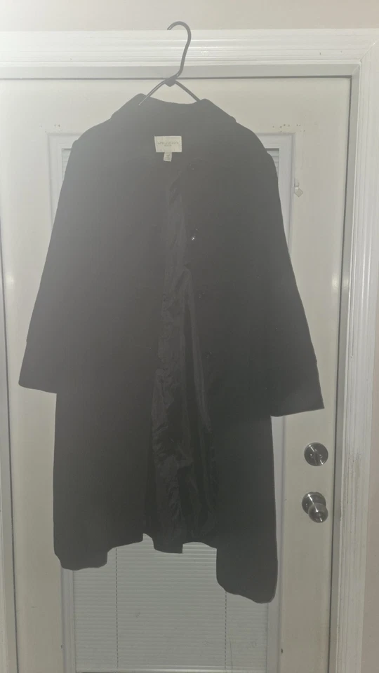 ABRIGO DE LANA PARA MUJER APPLESEEDS, TALLA 14p Foto 2 de 4