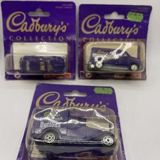 Job Lot 3 X Vintage Majorette Cadburys Cars / Vans