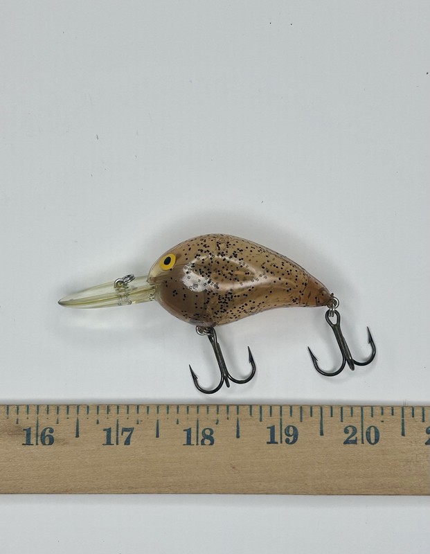 Vtg Bomber Fat A Crank Bait Fishing Lure Clear PKSD