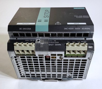 Siemens SITOP modular 20 A 24v dc power supply 6EP1436-3BA00 3ø 400v - 500v in