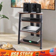 Supporto multimediale AV 4 livelli registratore scaffale di archiviazione stereo unità armadio rack audio