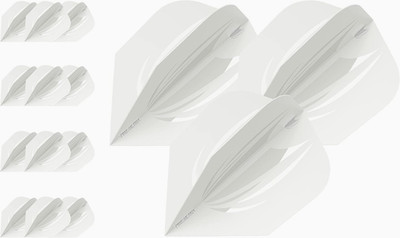 Target ID Pro Ultra Dart Flights White No6 Standard - 5 Sets - 15 Flights Pack