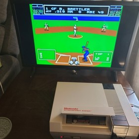 Roger Clemens' MVP Baseball Nintendo NES Cleaned Tested & Working Cartridge Only
