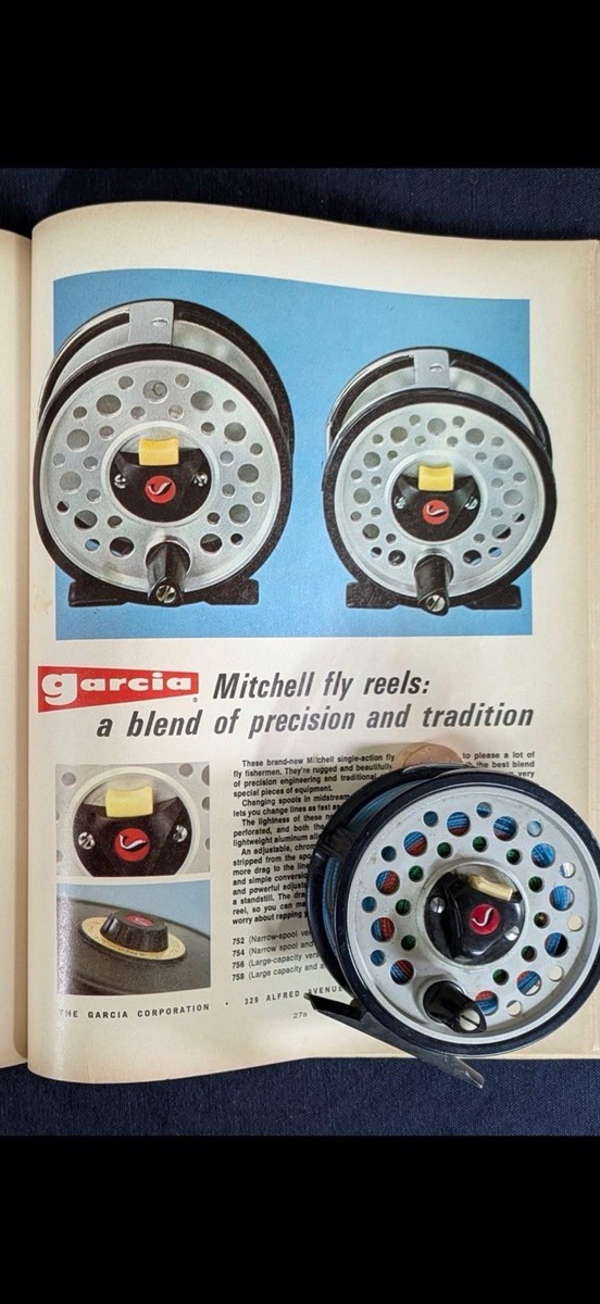 1970s Garcia Mitchell 754 Fly Reel Made In France | eBay