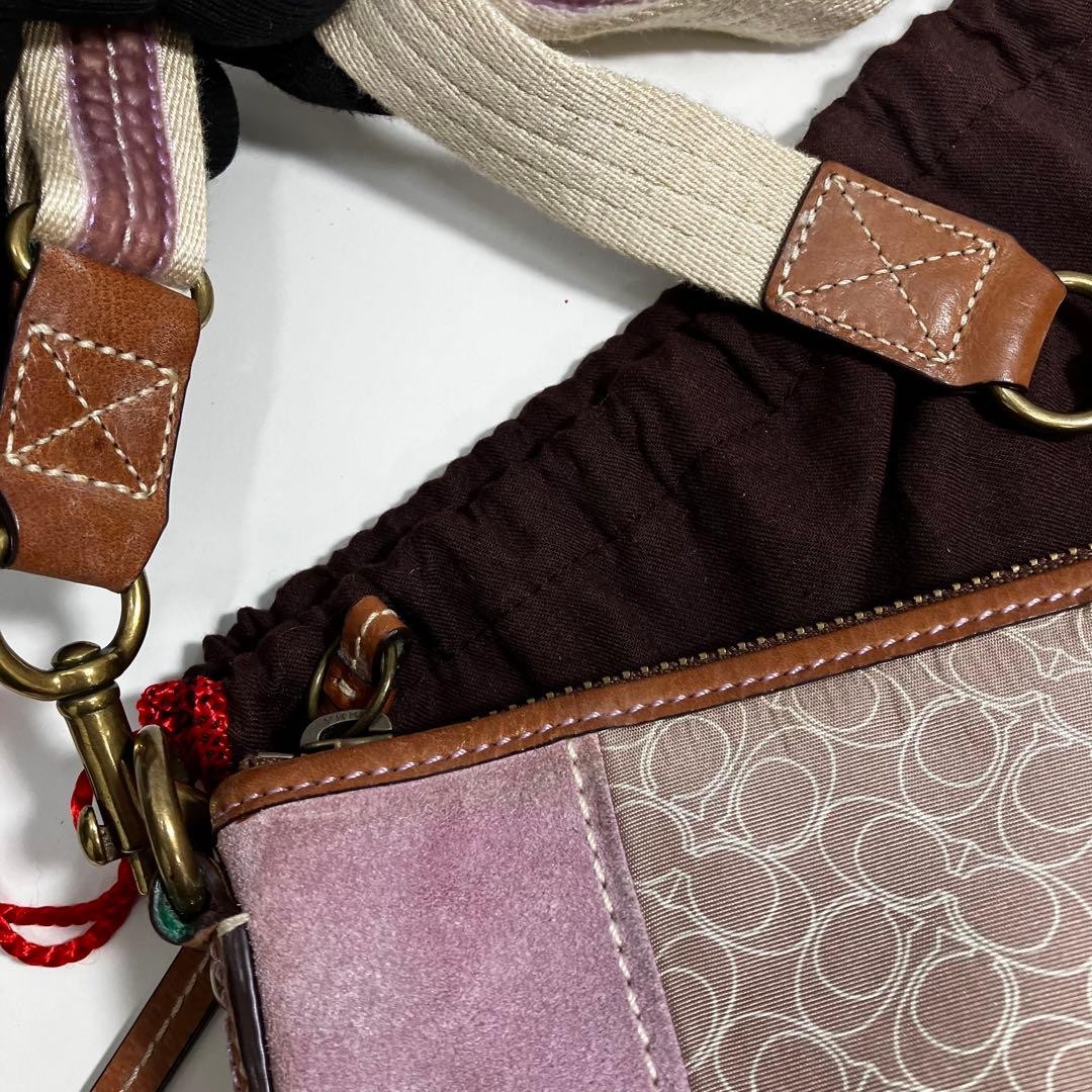 COACH Patchwork Swingpack Crossbody Bag Multicolo… - image 2