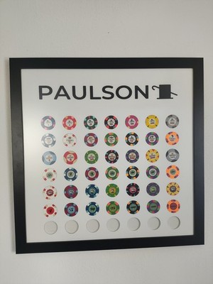 Paulson Sample Set Bilderrahmen Pokerchips