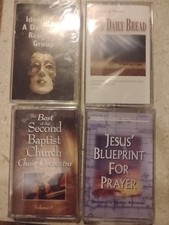 NEW SEALED Lot Of 4 Christian cassette tapes, Vintage