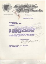 1924 Chicago ILLinois D. PAPARELLI American Short Horn Breeders CATTLE LIVESTOCK