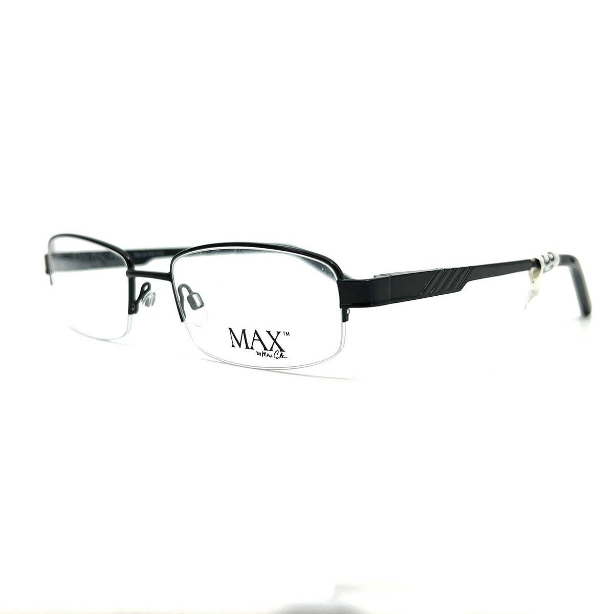 New MAX by MAX COLE MMC-01 Col.90 Black Eyeglasses 54/20/140 Max by Max Cole 05 Black Fade 55-17-4629330101 main image 4