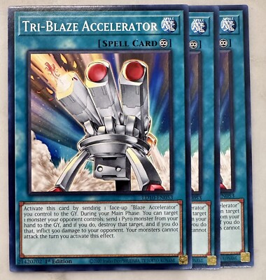 x3 Tri-Blaze Accelerator - LD10-EN053 - Common - 1st Edition Yu-Gi-Oh! M/NM