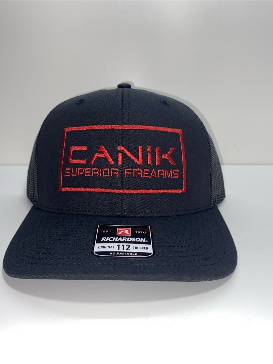 Canik Superior Firearms Hat Men's Richardson 112 Black/black Red