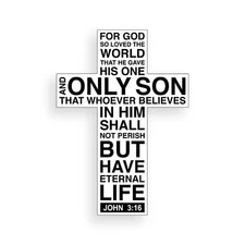 John 3:16 Sticker Decal