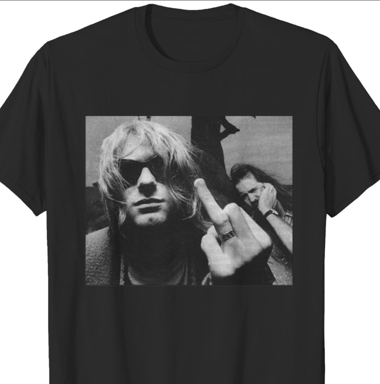 Kurt Cobain Tシャツ 　nirvāṇa 90s VINTAGE NIRVANA KURT COBAIN TEE SHIRT 90s SIZE 2XL MADE IN