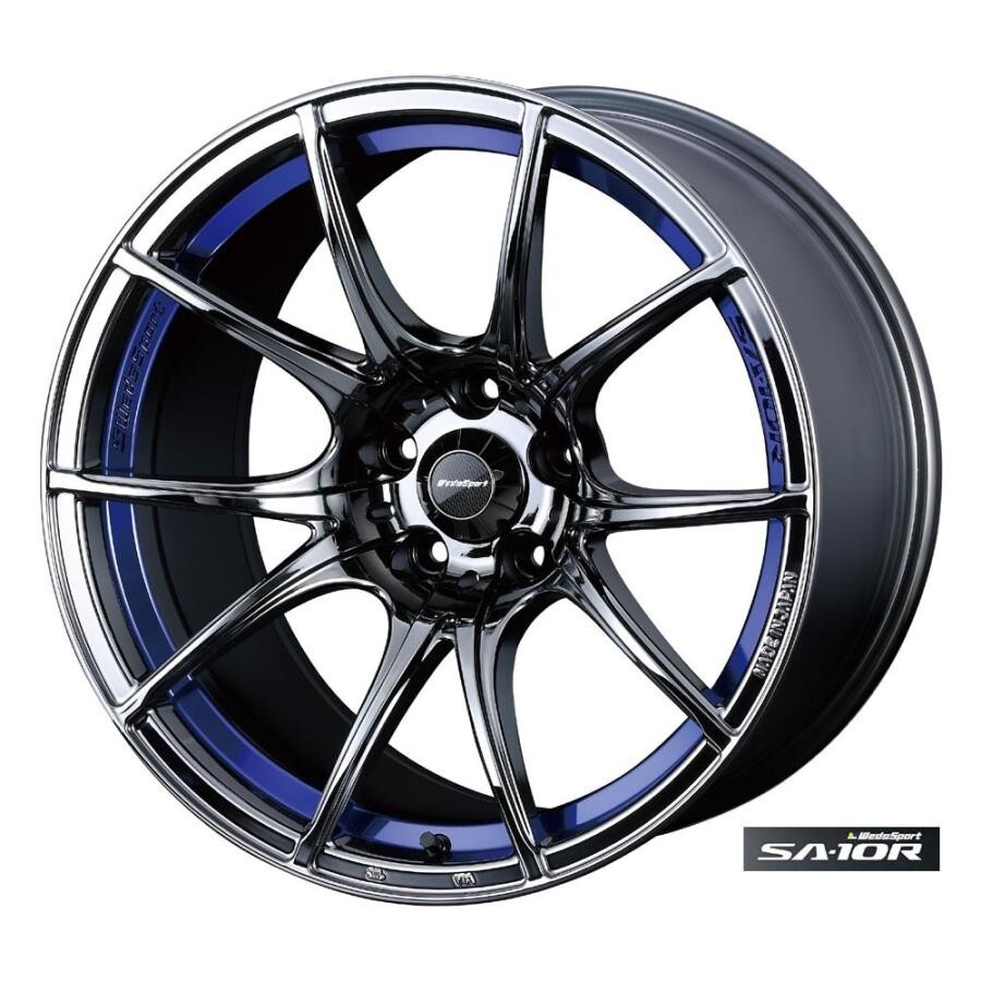 Weds WedsSport/SA-10R 4-wheel set 18X8.5J +35 5x114.3 Color: BLC