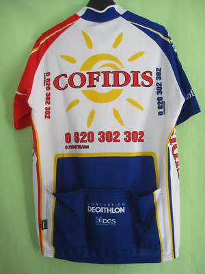 Maillot Cycliste Cofidis 2004 – XL – Blanc – Stuart O'Grady, Astarloa