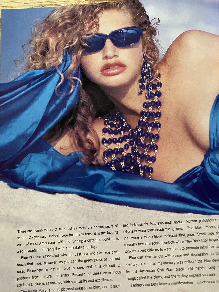 1990 OCTOBER HARPER'S BAZAAR MAGAZINE - ISABEELLA ROSSELLINI COVER