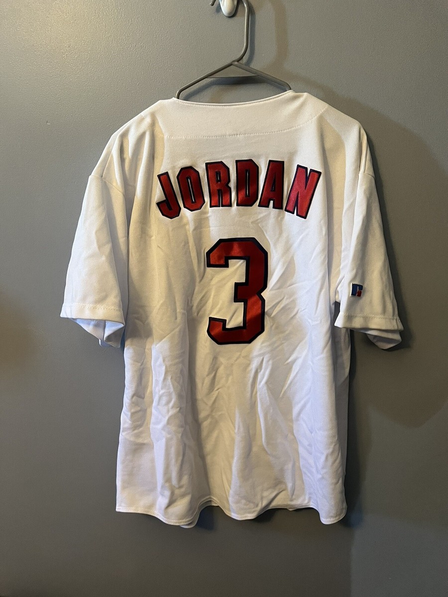 90's Brian Jordan St. Louis Cardinals Authentic Russell White MLB