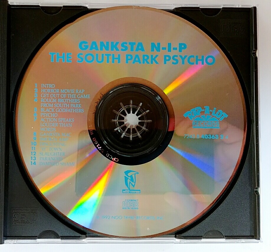 CD) Ganksta N-I-P – The South Park Psycho , Album, 7243 8 40363 2