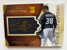 2014 Panini Immaculate Stolmy Pimentel Auto /99
