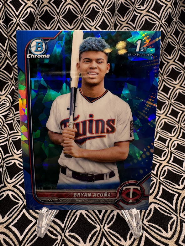 Bryan Acuna - SAPPHIRE - 1st Bowman - 2022 Bowman Chrome - BCP-151