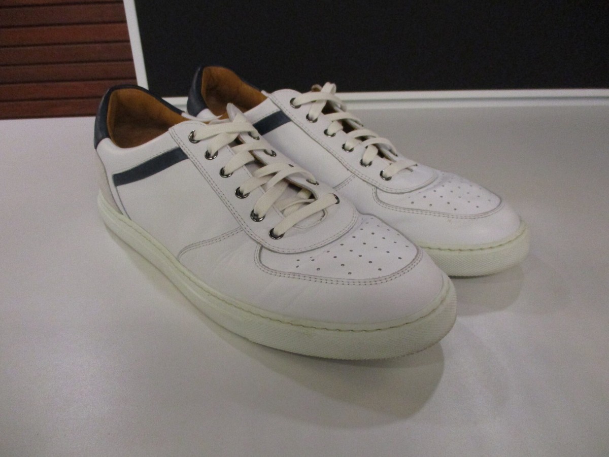 Magnanni Chavez Lo White & Navy Fashion Sneakers size 12