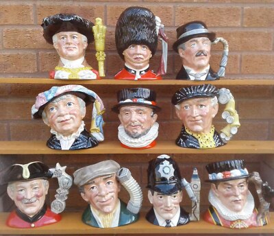ROYAL DOULTON - THE LONDON COLLECTION - GROSSE CHARAKTERKRÜGE AUSWAHL.