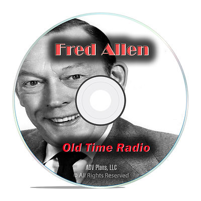 Fred Allen, Music, Comedy, with bonus 849 Old Time Radio Show, OTR mp3 DVD G44
