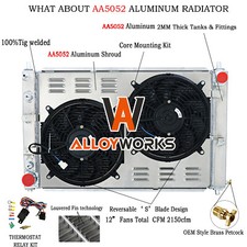 4-row Radiatorshroud Fan Fit 19972004 Ford Mustang Gt Svt Cobra V8 4.6l5.4l 4-row Radiatorshroud Fan Fit 19972004 Ford Mustang Gt Svt Cobra V8 4.6l5.4l