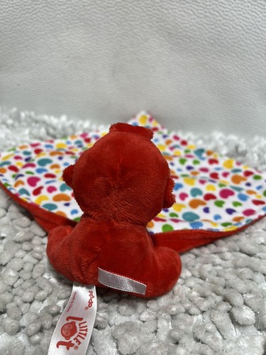 Addo LITTLE LOT Jungle Monkey Red Love Heart Baby Comforter Soft Toy Soother - Picture 4 of 6