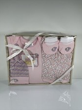NOS Flavia 4 Piece Diaper Cover Set 3-6mo Baby Clothes NIP Pink Carriage