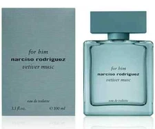 VETIVER MUSC NARCISO RODRIGUEZ-MEN-EDT-SPRAY-3.3 OZ-100 ML-AUTHENTIC-FRANCE