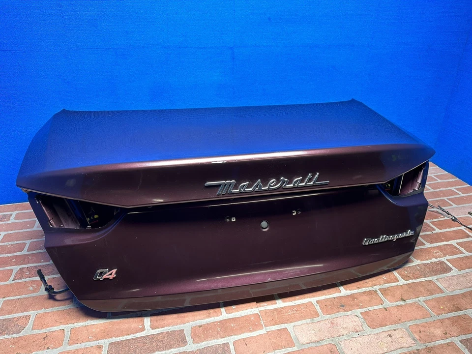 ✅2014-2017 MASERATI QUATTROPORTE S Q4 PURPLE REAR HATCH TRUNK LID OEM - Image 2 of 4