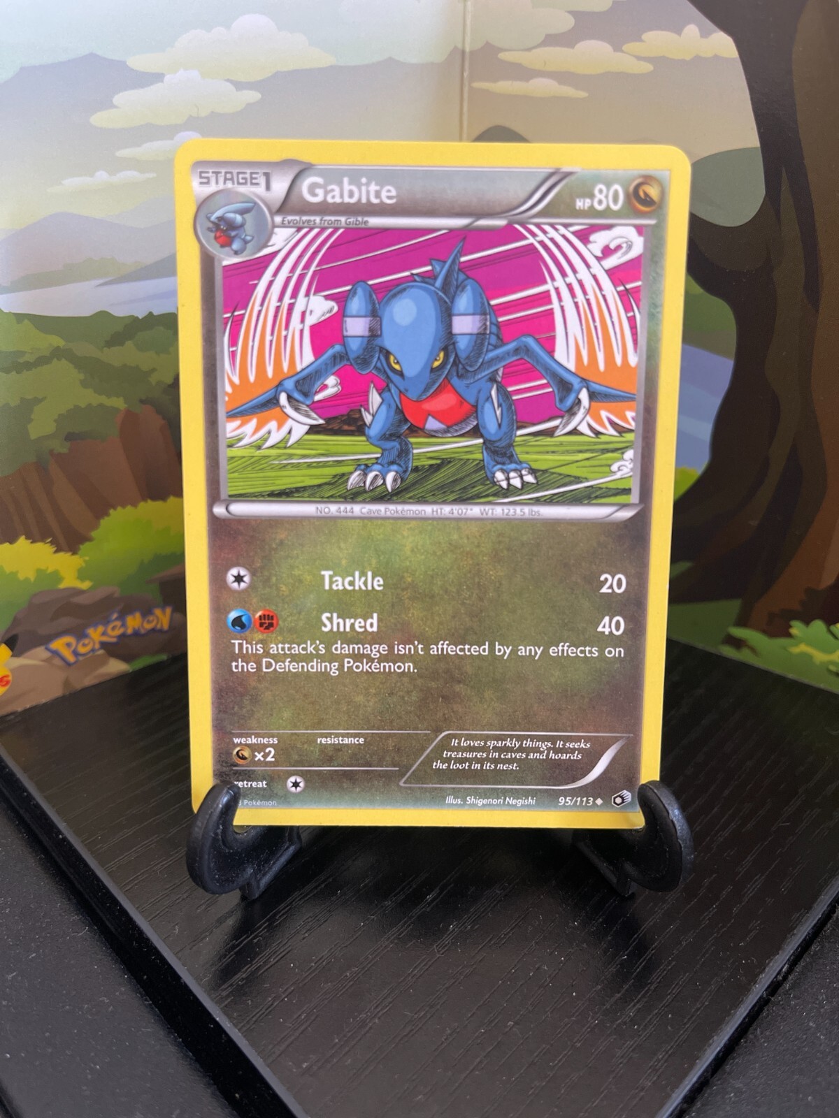 Gabite 95/113 - Legendary Treasures - Uncommon - Pokemon Card - LP/MP