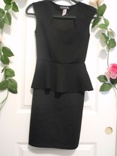 Women's Black Fitted Dress 