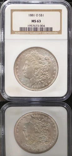 1881 O Morgan Silver Dollar ~ NGC MS63 ~ Blast White Solid Core FREE SHIPPING