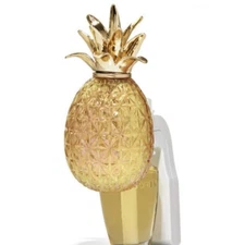 Bath & Body Works Gold Pineapple Fiber Optic Glow Wallflower Night Light Plug