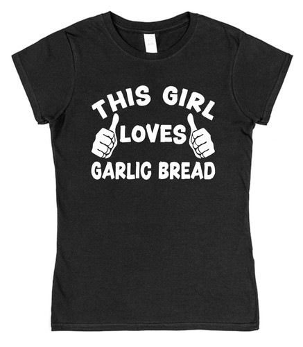 T-Shirt This Guy OR Girl Loves Knoblauchbrot Unisex für Erwachsene & Kinder UK Essen - Bild 2 von 12