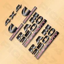 For RAM 3500 Emblem Heavy Duty Rear 4X4 Cummins Turbo 3D Badge Black 68245542AE