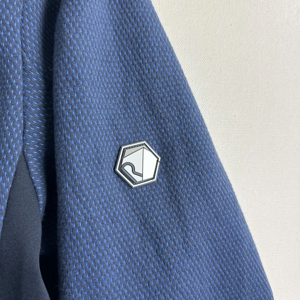 Chaqueta polar Highton Regatta Great Outdoors para hombre talla mediana azul cremallera completa Foto 4 de 4