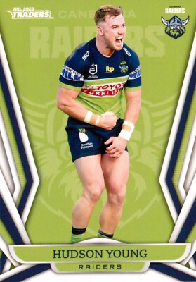 2023 CANBERRA RAIDERS NRL Card HUDSON YOUNG Traders