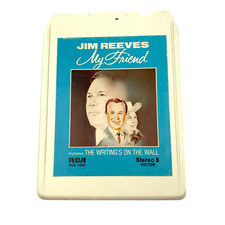 Jim Reeves My Friend 8-Track Tape P8S-1880 RCA 1972 Untested